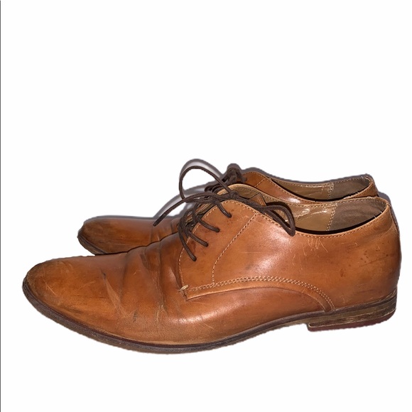Tan Leather Men’s Dress Shoes - Picture 3 of 3